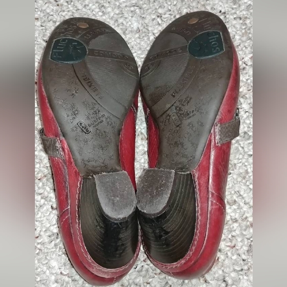 Fluchos red heeled shoes - Picture 4 of 7